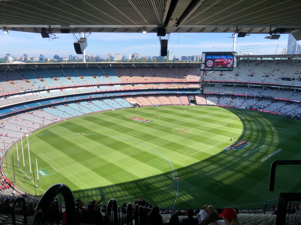 The MCG at a football match